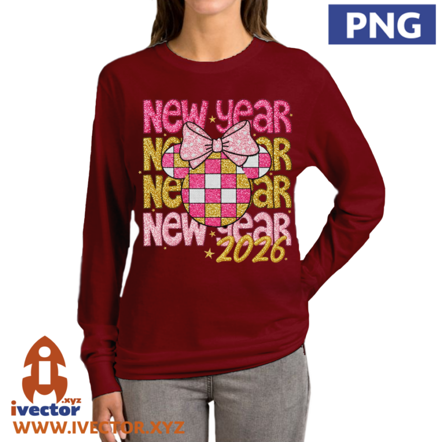 HAPPY-NEW-YEAR-MINNIE-ROSA-Y-DORADO-2026-P3 HAPPY NEW YEAR MINNIE ROSA Y DORADO 2026