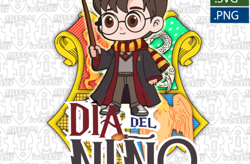 HARRY POTTER DÍA DEL NIÑO VECTOR