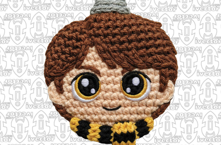HARRY POTTER ESFERA CROCHET PNG ALTA CALIDAD