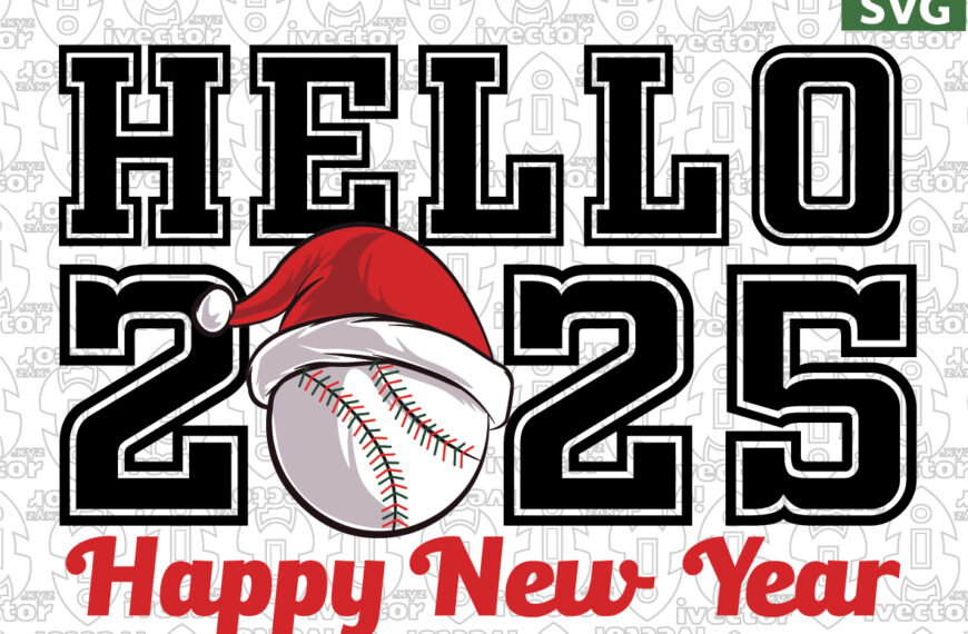 HELLO 2025 BASEBALL VECTOR EPS PDF EDITABLE