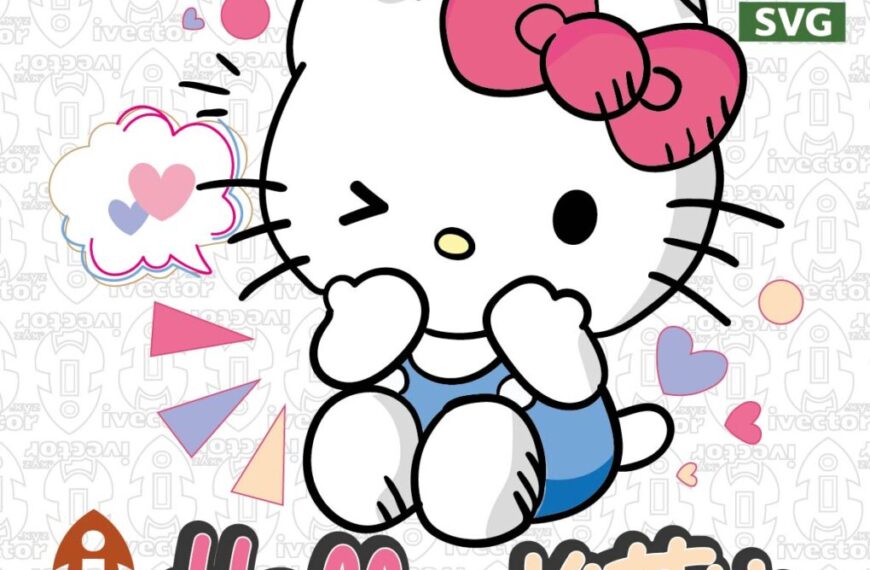 HELLO KITTY VECTOR EDITABLE EPS PDF