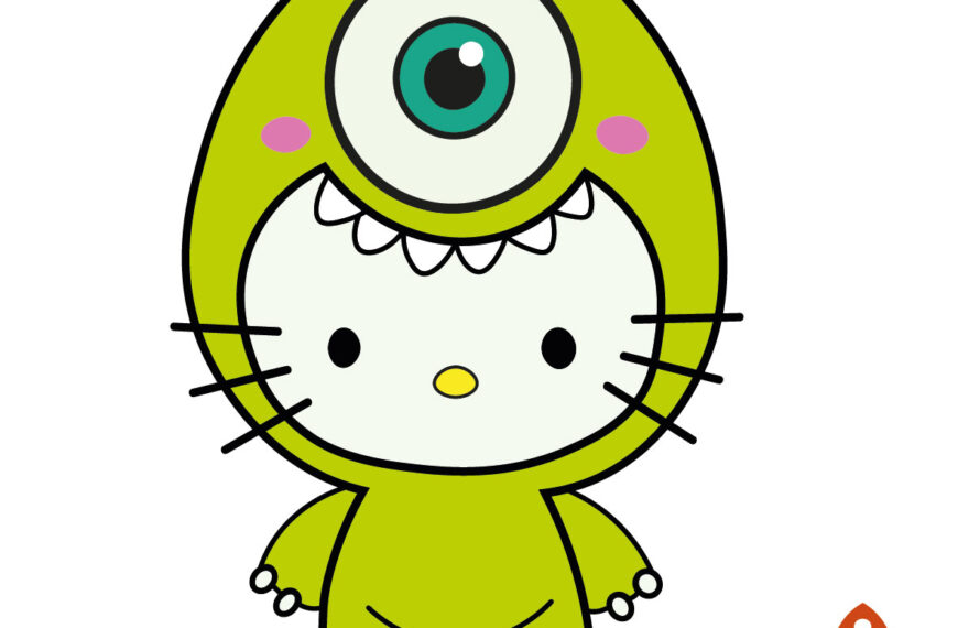 HELLO KITTY WASOWSKY MONSTER INC VECTOR EDITABLE EPS PDF