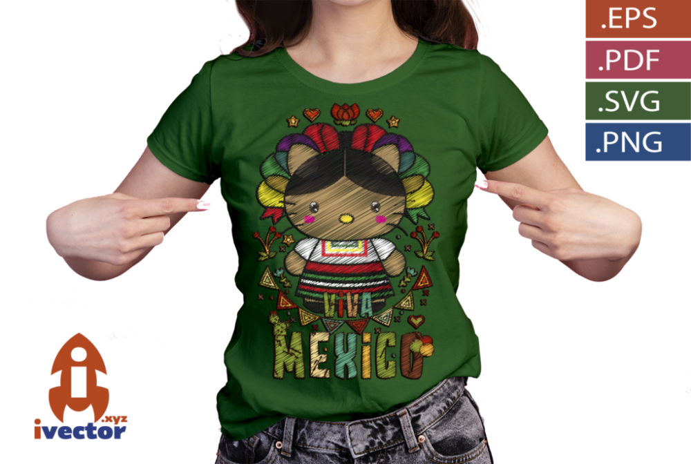 HELLOW-KITTI-MEXICANO-BORDADO-VECTORP3 HELLO KITTY MEXICANO BORDADO VECTOR