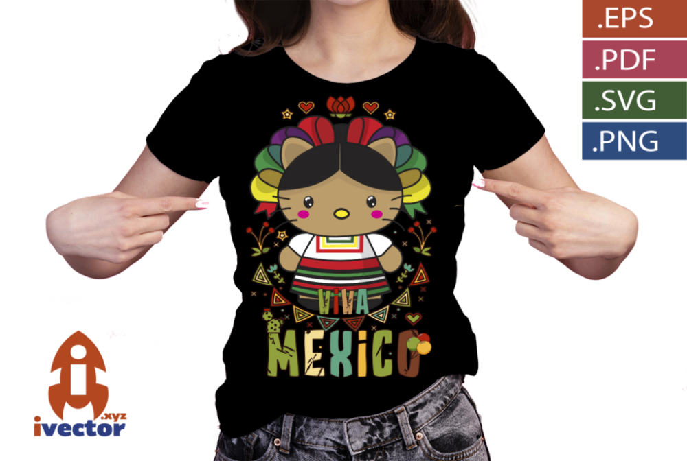 HELLOW-KITTI-MEXICANO-VECTOR-EDITABLE-EPS-PDF_P3 HELLOW KITTI MEXICANO VECTOR EDITABLE EPS PDF