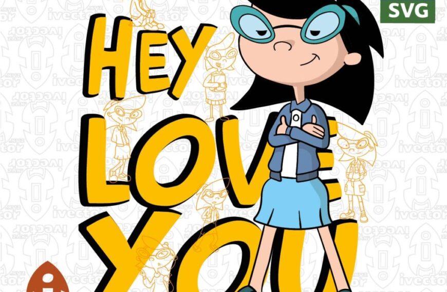 HEY PHOEBE LOVE YOU VECTOR EDITABLE