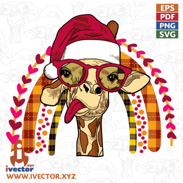 HO-HO-HO-ARCO-JIRAFA-CON-GORRO-NAVIDENO-CROCHET-600x600 Ivector - Recursos Ilimitados DTF