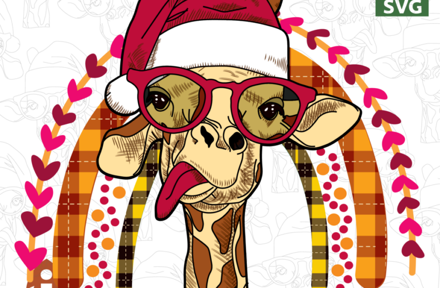 JIRAFA ARCO NAVIDAD PNG ALTA CALIDAD CROCHET