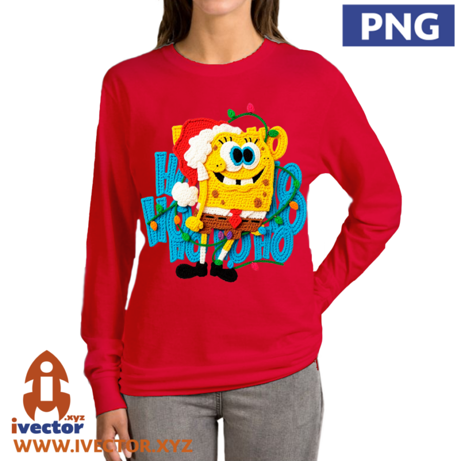 HO-HO-HO-BOB-ESPONJA-PNG-CROCHET-ALTA-CALIDADp4 HO HO HO BOB ESPONJA PNG CROCHET ALTA CALIDAD