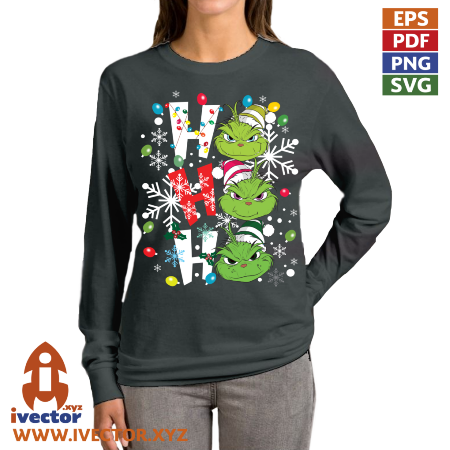 HO-HO-HO-CARAS-GRINCH-COPOS-DE-NIEVE-01P2 HO HO HO CARAS GRINCH COPOS DE NIEVE