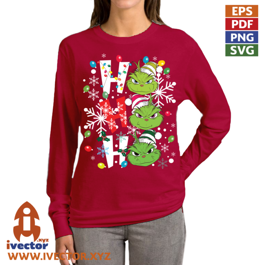 HO-HO-HO-CARAS-GRINCH-COPOS-DE-NIEVE-01P5 HO HO HO CARAS GRINCH COPOS DE NIEVE