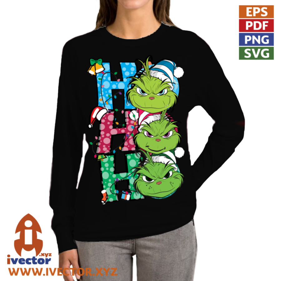 HO-HO-HO-CARITAS-GRINCH-NAVIDAD-VECTOR-EDITABLE_P5 HO HO HO CARITAS GRINCH NAVIDAD VECTOR EDITABLE