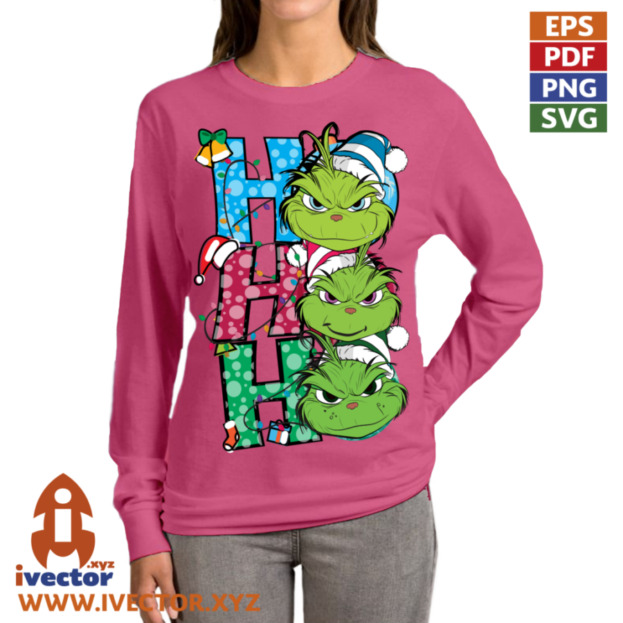 HO-HO-HO-CARITAS-GRINCH-NAVIDAD-VECTOR-EDITABLE_P6 HO HO HO CARITAS GRINCH NAVIDAD VECTOR EDITABLE