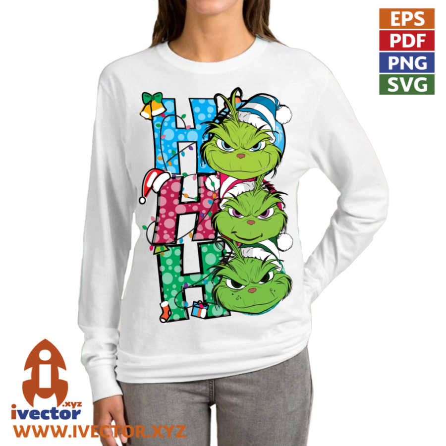 HO-HO-HO-CARITAS-GRINCH-NAVIDAD-VECTOR-EDITABLE_P8 HO HO HO CARITAS GRINCH NAVIDAD VECTOR EDITABLE
