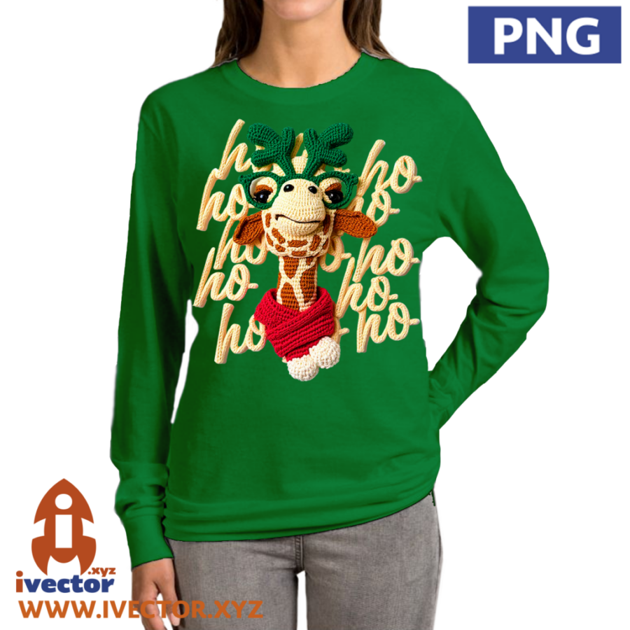 HO-HO-HO-JIRAFA-RENO-NAVIDENO-CROCHET-PNG-ALTA-CALIDAD-P4 HO HO HO JIRAFA RENO NAVIDEÑO CROCHET PNG ALTA CALIDAD