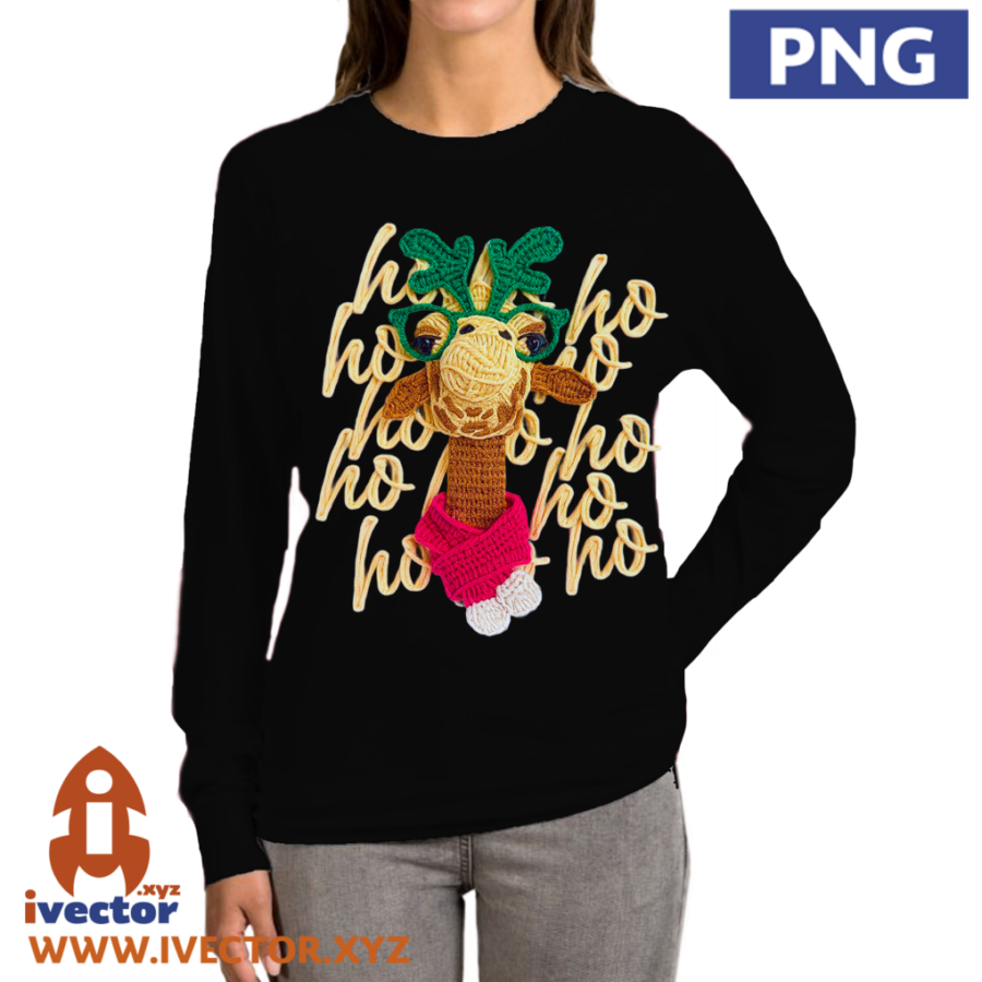 HO-HO-HO-JIRAFA-RENO-NAVIDENO-PNG-CROCHET-ALTA-CALIDAD-P2 HO HO HO JIRAFA RENO NAVIDEÑO PNG CROCHET ALTA CALIDAD