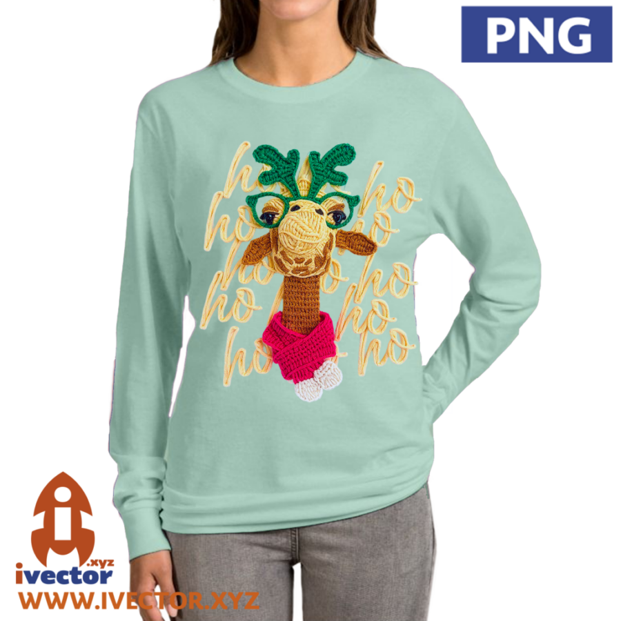HO-HO-HO-JIRAFA-RENO-NAVIDENO-PNG-CROCHET-ALTA-CALIDAD-P6 HO HO HO JIRAFA RENO NAVIDEÑO PNG CROCHET ALTA CALIDAD