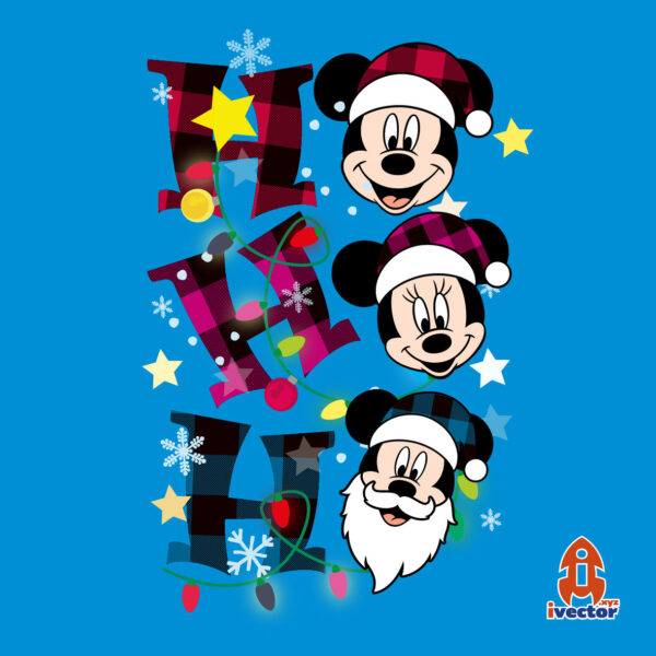HO-HO-HO-MICKEY-AND-MINNIE-MOUSE-DISNEY-VECTOR-EPS-PDF-EDITABLE-01-600x600 Vectores completamente editables