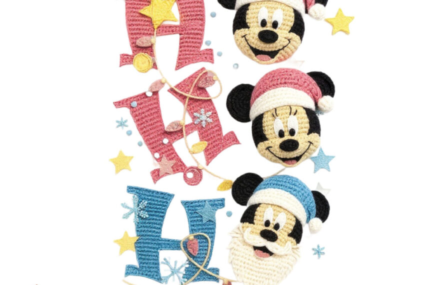 HO HO HO MICKEY CROCHE