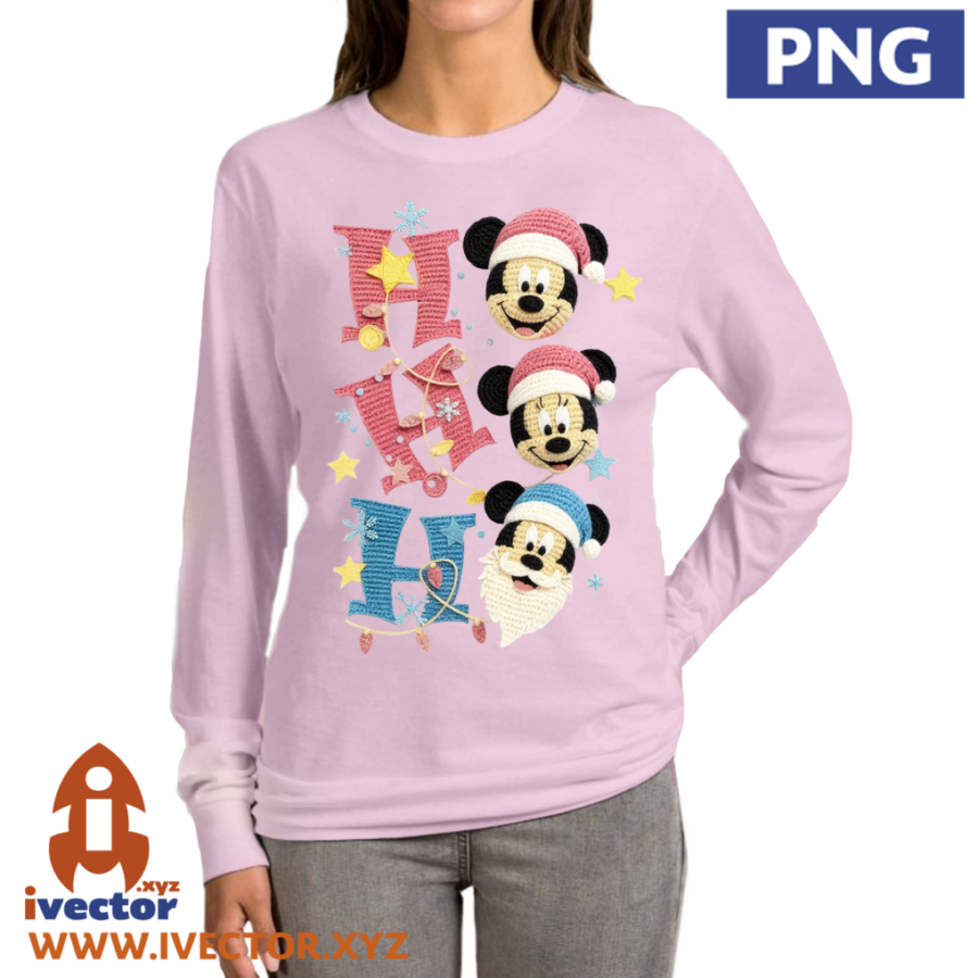 HO-HO-HO-MICKEY-CROCHE-PNG-p3 HO HO HO MICKEY CROCHE