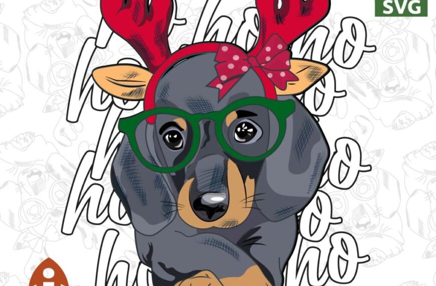 HO HO HO PERRITA NAVIDEÑA EPS PDF VECTOR