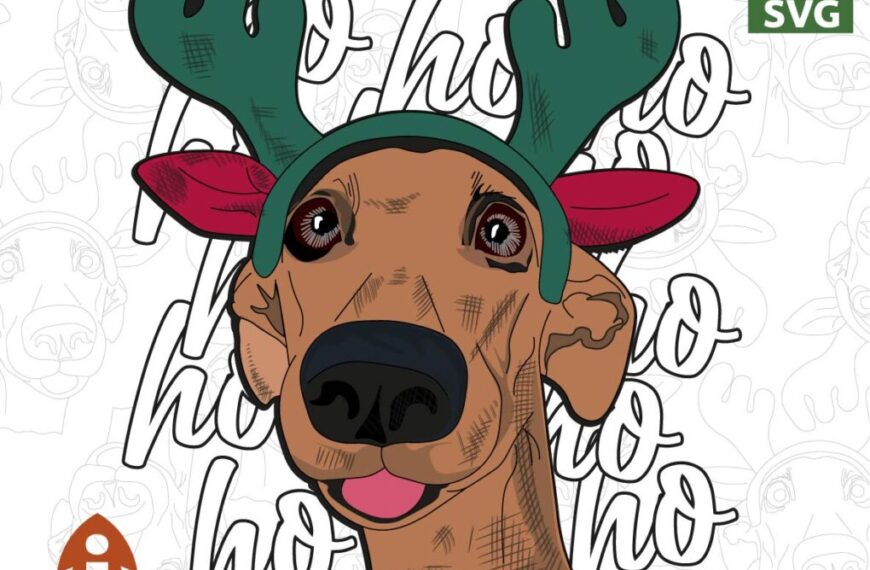 HO HO HO PERRO NAVIDEÑO EPS PDF VECTOR