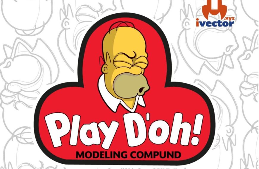 HOMERO SIMPSON PLAYDOH VECTOR EDITABLE EPS PDF SVG