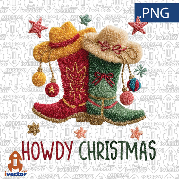 HOWDY-CHRISTMAS-CROCHET-PNG-ALTA-CALIDAD-600x600 Ivector - Recursos Ilimitados DTF