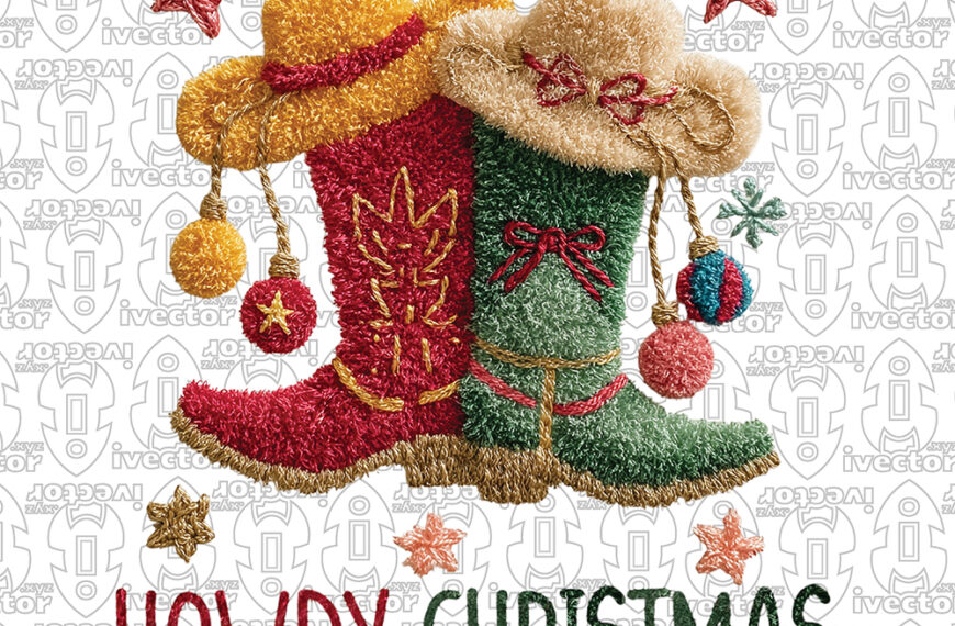 HOWDY CHRISTMAS CROCHET PNG ALTA CALIDAD P3
