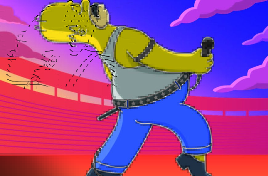 Homero Mercury vector eps PDF Simpsons