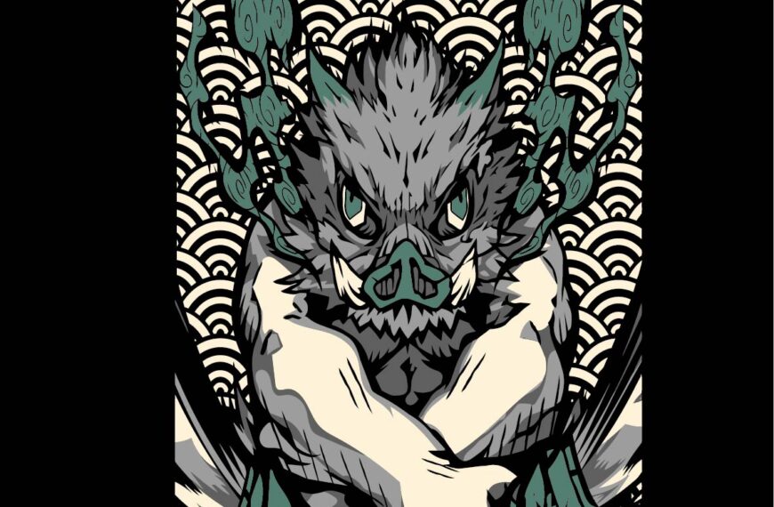 INOSUKE DEMON SLAYER VECTOR