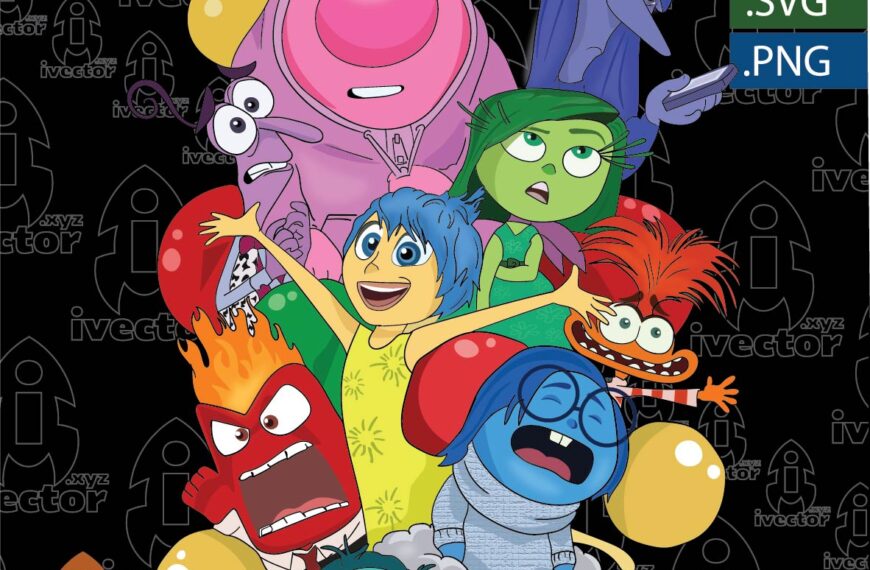 INTENSAMENTE PERSONAJES VECTOR EDITABLE EPS PDF