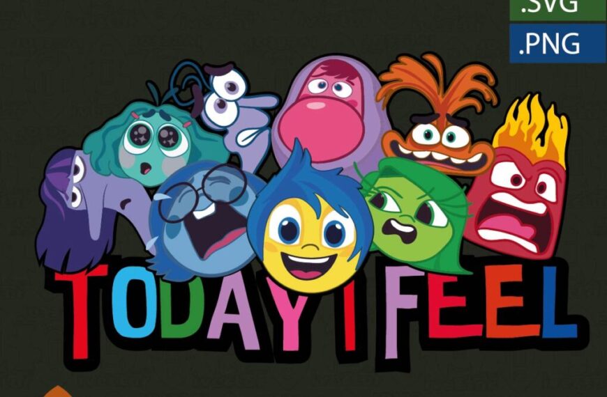 INTENSAMENTE TODAY FEEL VECTOR EDITABLE