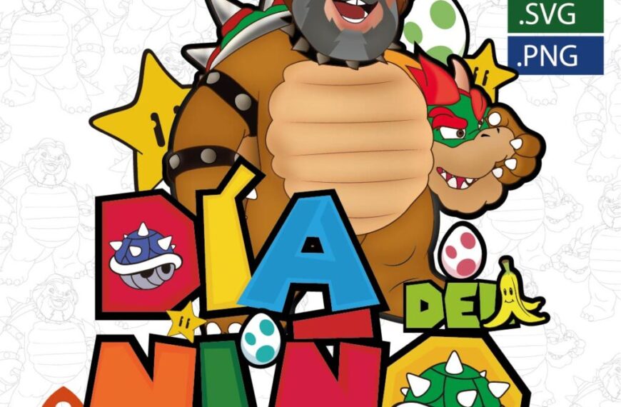 JACK BLACK BOWSER SUPER MARIO BROS VECTOR EDITABLE
