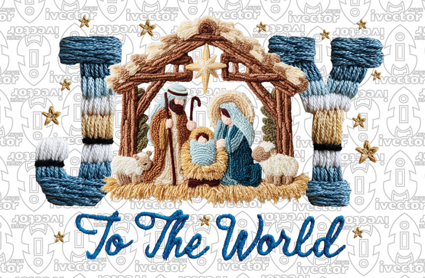 JOY TO THE WORLD CROCHET PNG ALTA CALIDAD