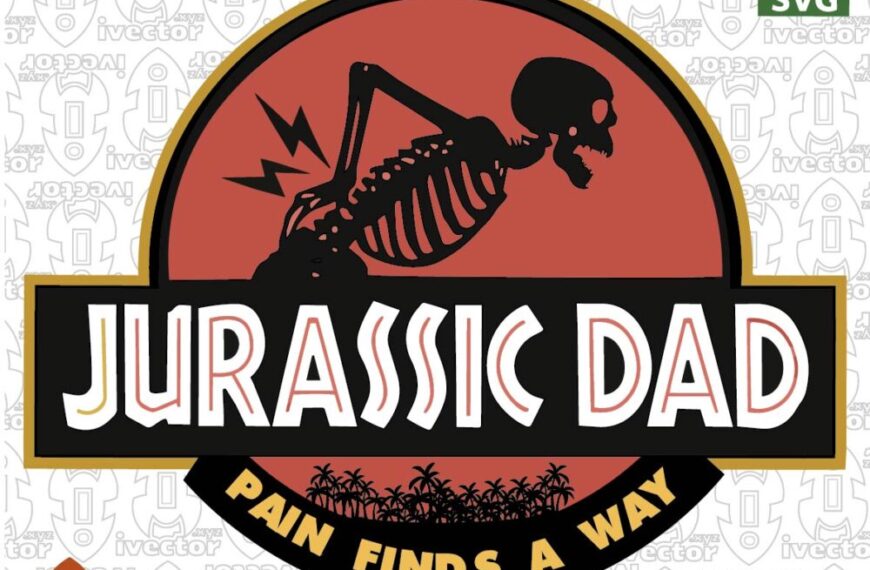Diseño Vectorial Papá Prehistórico Divertido | Ideal para Playeras y Regalos para Papá
