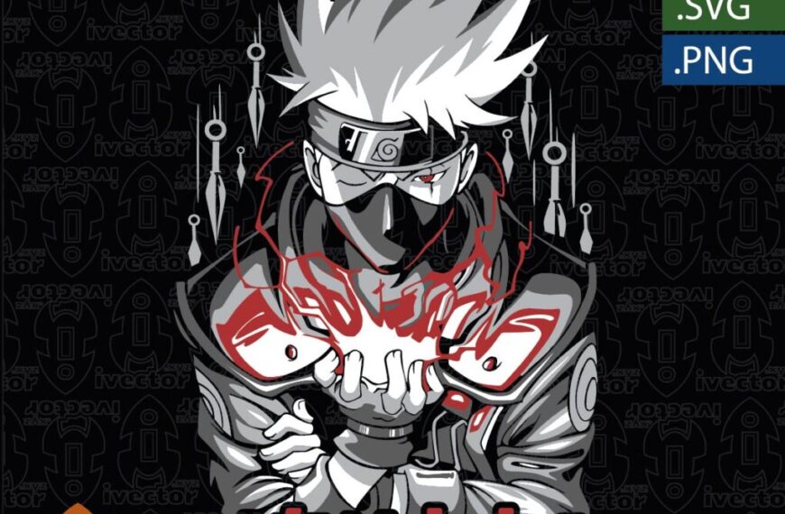 KAKASHI NARUTO VECTOR EDITABLE EPS PDF