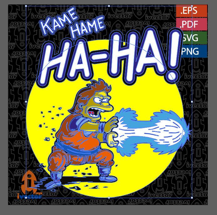 KAME-HAME-HA-HA-SIMSONS-DRAGON-BALL_P1 KAME HAME HA HA SIMSONS DRAGON BALL