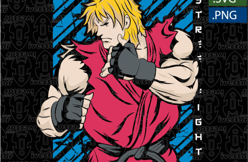 KEN USA STREET FIGHTER VECTOR