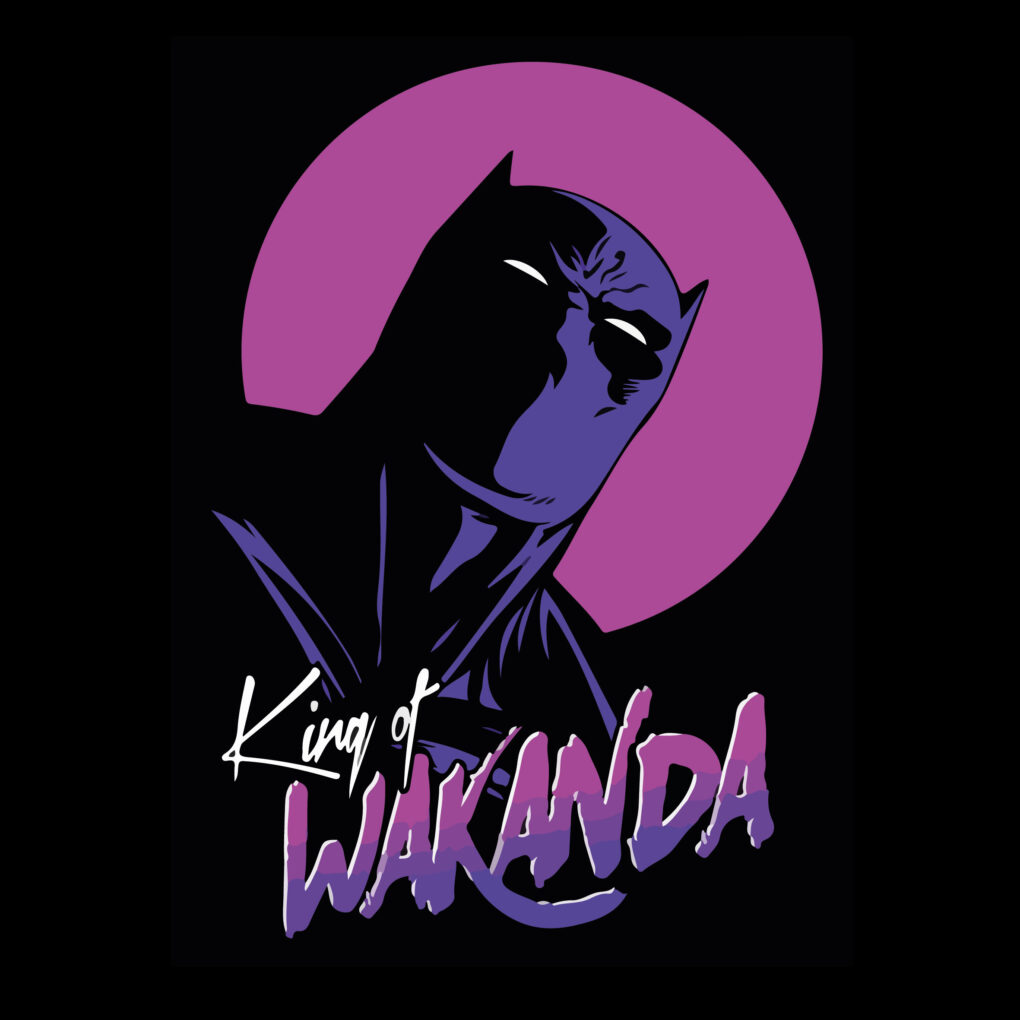 KING OF WAKANDA VECTOR EPS PDF EDITABLE