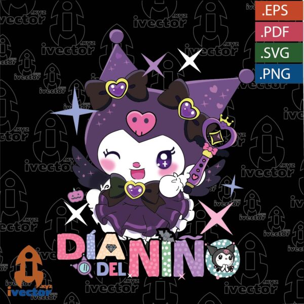 KUROMI-DIA-DEL-NINO-EDITABLE-VECTOR-EPS-PDF-01-600x600 Ivector - Recursos Ilimitados DTF
