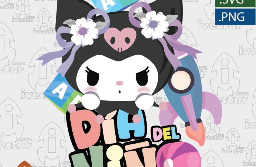 KUROMI DIA DEL NIÑO VECTOR EDITABLE EPS PDF