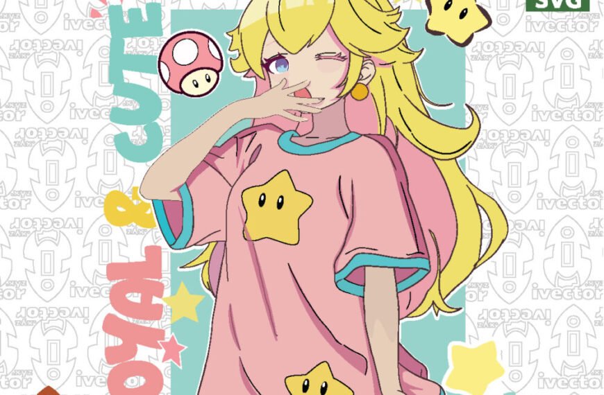Kawaii Magical Princess – Cute Fantasy Girl Vector