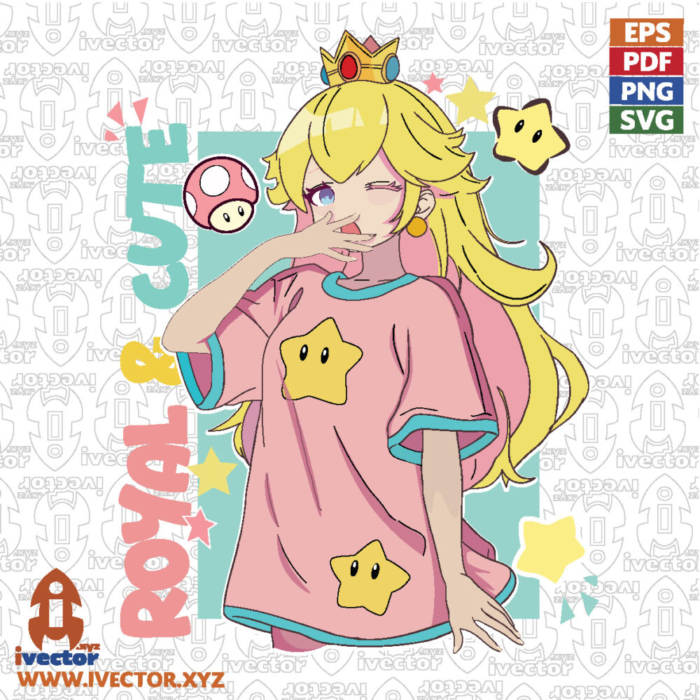Kawaii-Magical-Princess-–-Cute-Fantasy-Girl-Vector_Mesa-de-trabajo-1 VECTORES Y RECURSOS