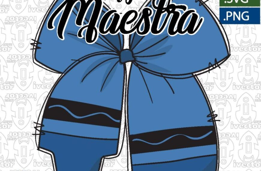 LA MEJOR MAESTRA CRAYOLA VECTOR EDITABLE LAZO