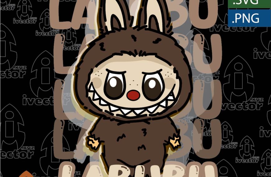 LABUBU CAFÉ VECTOR EDITABLE EPS PDF
