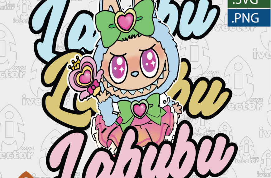 LABUBU VECTOR EDITABLE EPS PDF