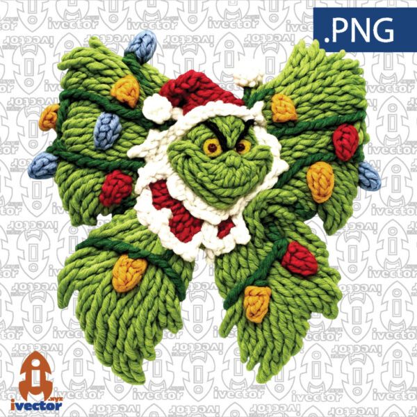 LAZO-GRINCH-CROCHET-PNG-ALTA-CALIDAD-600x600 Ivector - Recursos Ilimitados DTF
