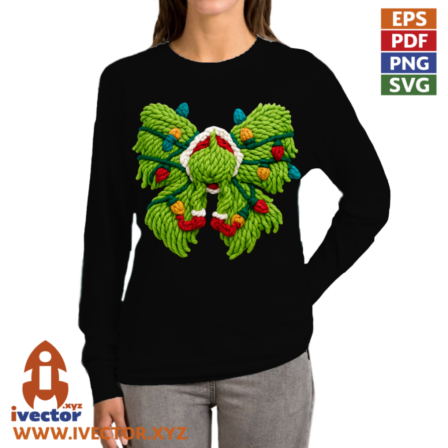 LAZO-GRINCH-REVERSO-CROCHET-PNG-ALTA-CALIDAD-P2 LAZO GRINCH REVERSO CROCHET PNG ALTA CALIDAD