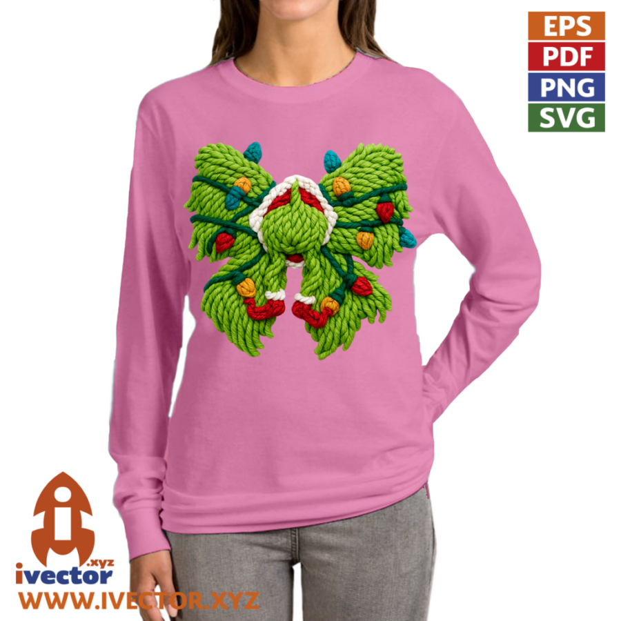 LAZO-GRINCH-REVERSO-CROCHET-PNG-ALTA-CALIDAD-P4 LAZO GRINCH REVERSO CROCHET PNG ALTA CALIDAD