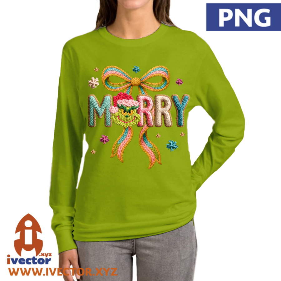 LAZO-MERRY-CHRISTMAS-GRINCH-PNG-ALTA-CALIDAD-P2 LAZO MERRY CHRISTMAS GRINCH PNG ALTA CALIDAD